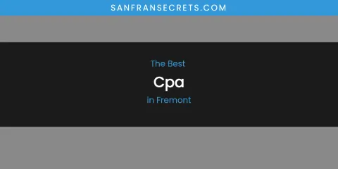 The Absolute Best CPA in Fremont
