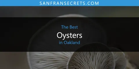 Discover the Best Oysters in Oakland