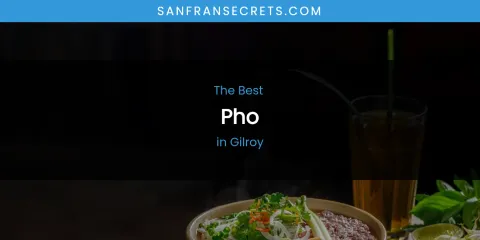 The Absolute Best Pho in Gilroy