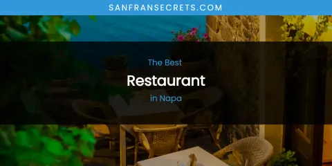 Napa's Best Restaurant